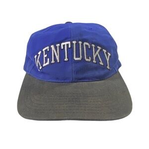 Vintage Kentucky Wildcats Starter Velcro Back Dad Hat VTG 90s Retro Throwback